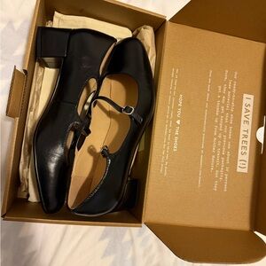 Madewell Black Mary Jane Heels